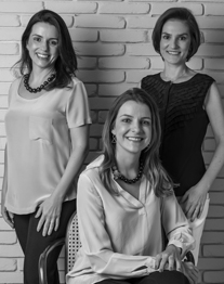 Flávia Foguel, Cristiana Reis e Milena Sá